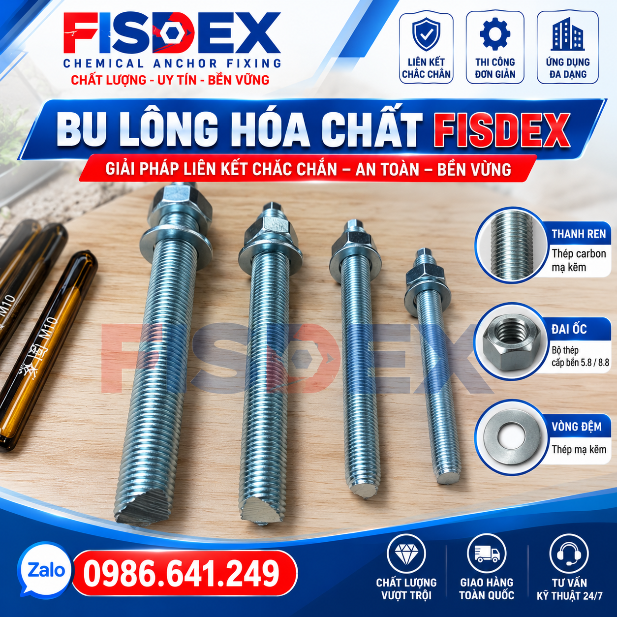 Bulong hoá chất fisdex